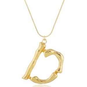 BOHO-CHIC INITIAL D NECKLACE 20 INCH